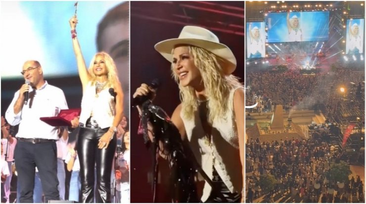 Άννα Βίσση: "Βυθίστηκε" η Λάρνακα με την επετειακή συναυλία της [βίντεο]