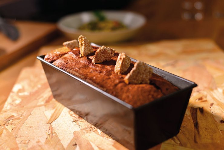 Κέικ με παστέλι και ανανά