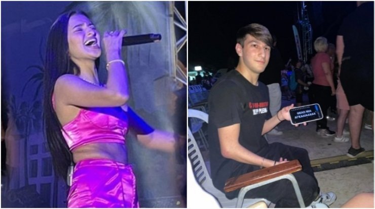 Θαυμαστής της Αναστασίας στη Λάρνακα της ζήτησε αγκαλιά μέσω κινητού - Δείτε πως αντέδρασε [εικόνες]