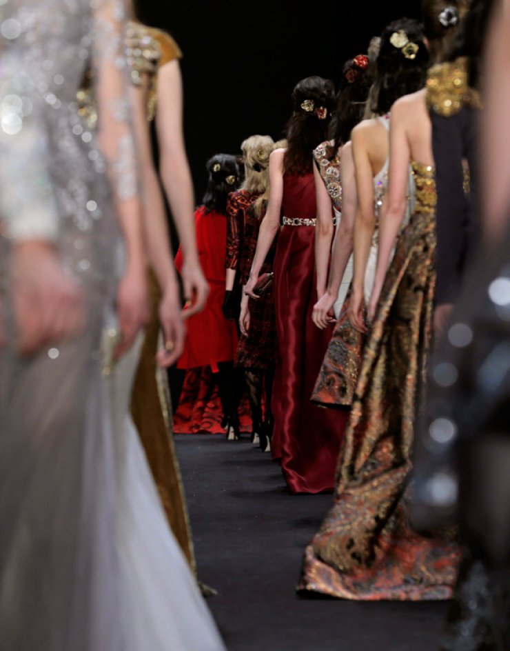 NWFW: Τo fashion show του brand Badgley Mischka [Εικόνες]