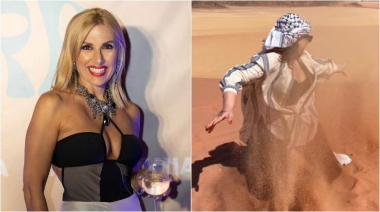 Mαρίνα Φιλιππίδου Θεοχάρους: Πόσταρε ξανά την επική τούμπα γνωστής Κύπριας στην πισίνα [βίντεο]