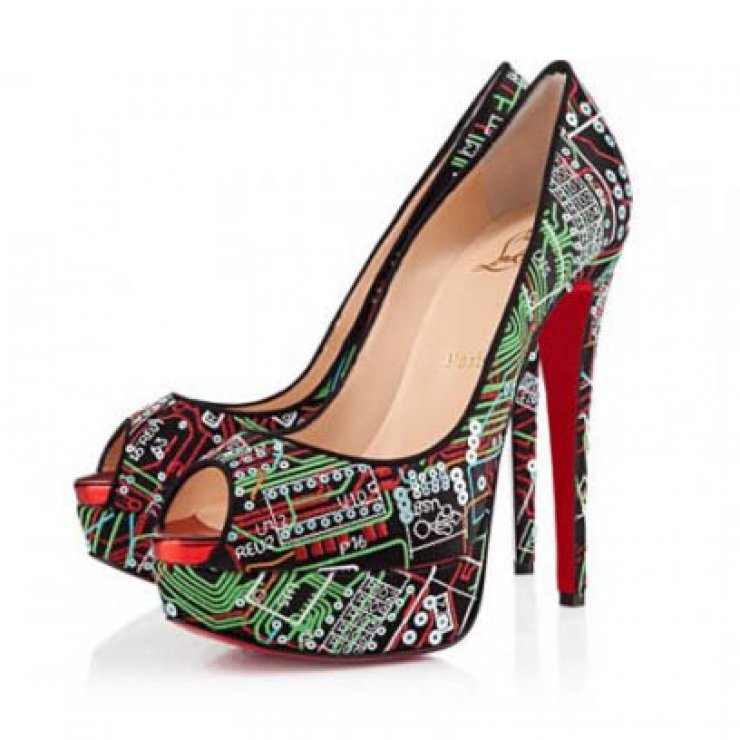 Computer code by Louboutin