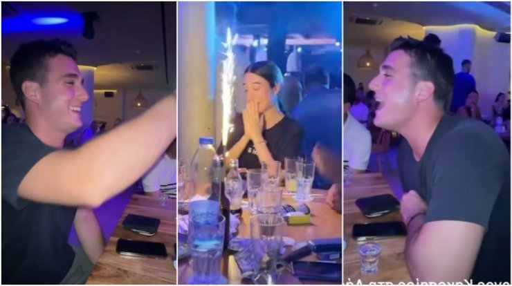 Γιώργος Κακοσαίος: Η γενέθλια έκπληξη στη Λάρνακα για την αδερφή του Κατερίνα [βίντεο]