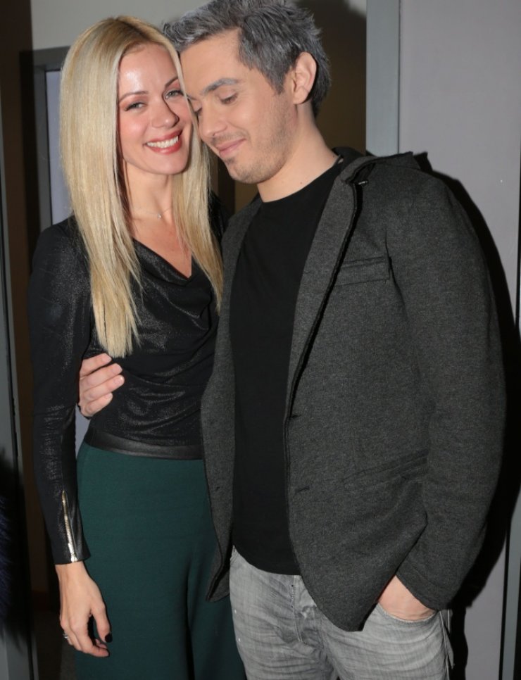 Χατζηγιάννης-Μακρυπούλια: Τρυφερές στιγμές μπροστά στον φακό