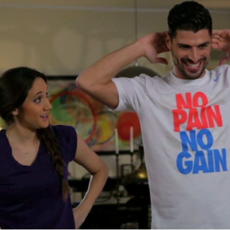 Λ. Παπαϊωάννου και Γ. Λαμπαθάκης: δοκιμάζουν το Nike+Kinect Training!