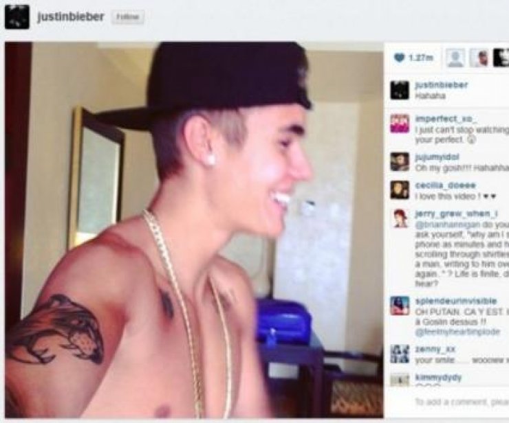 Ποιό ρεκόρ έσπασε στο instagram ο Justin Bieber;