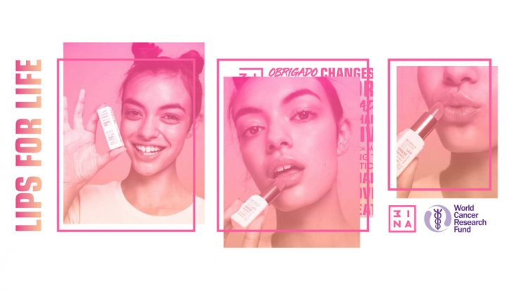 H 3ina στηρίζει το World Cancer Research δημιουργώντας το limited edition Lips for Life