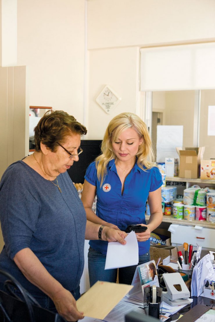 Άννα Μαρία Ευτυχίου: Η συμβολή της στον Ερυθρό Σταυρό