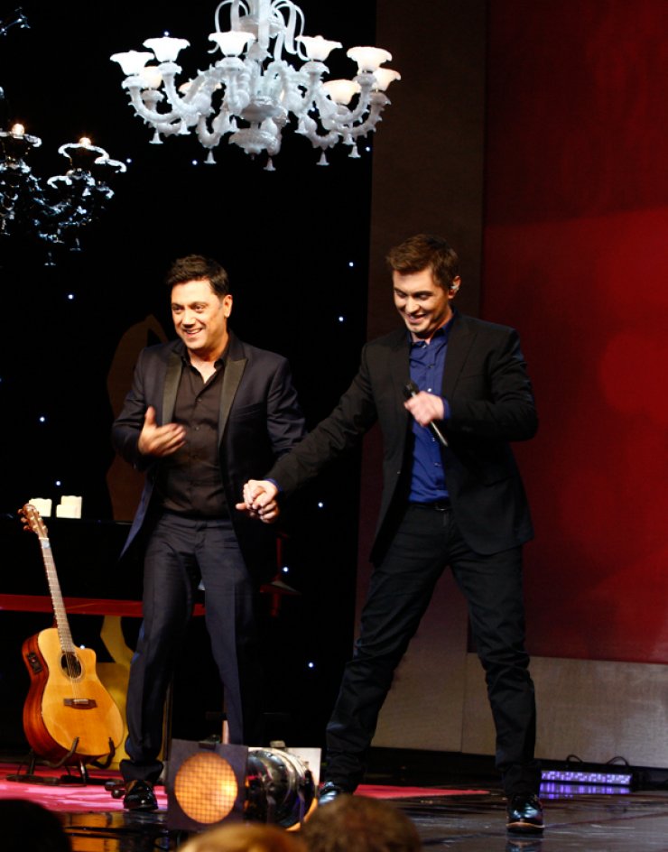 Μιχάλης Χατζηγιάννης και Γιώργος Θεοφάνους για πρώτη φορά μαζί επι σκηνής [εικόνες & βίντεο]