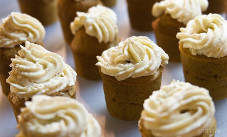 Cupcakes με κόκκινη κολοκύθα