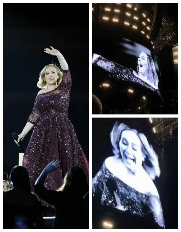 Πανικός στη σκηνή! Έτρεχε τρομαγμένη η Adele σε συναυλία της! [βίντεο]