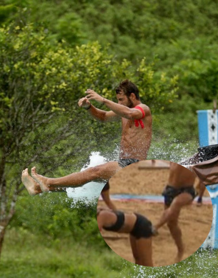 Απίστευτο! Ο Ντάνος κλώτσησε τη Βαλαβάνη μπροστά στις κάμερες! [βίντεο]