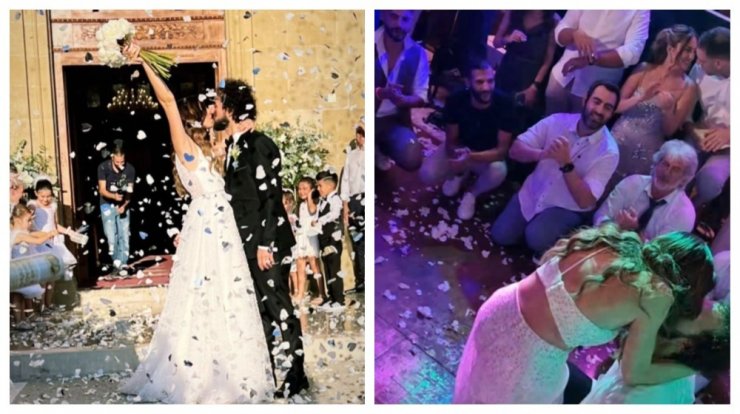 Άγγελος Αυγουστή: Το ζεϊμπέκικο που του χάρισε η σύζυγός του στο γαμήλιο πάρτι [βίντεο]