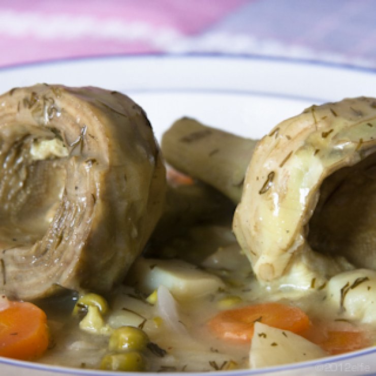 Αγκινάρες αλά πολίτα