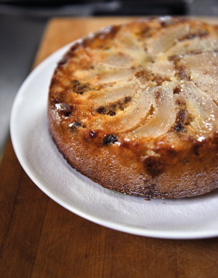 Αχλαδόπιτα ανάποδη