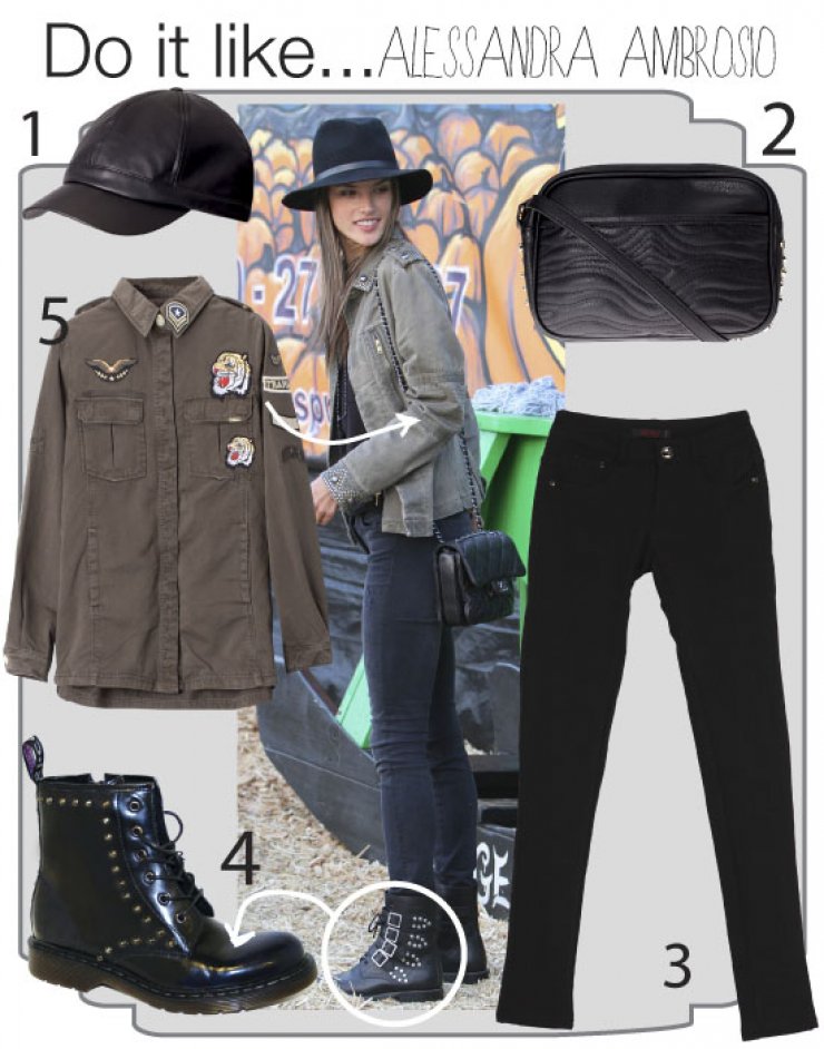 Ακολούθησε το στυλ της Alessandra Ambrosio