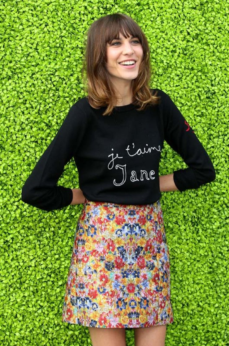 Η Alexa Chung το νέο πρόσωπο του οίκου Maje