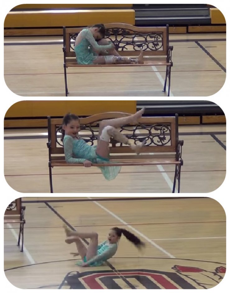 Το κοριτσάκι που συγκινεί με το χορό της! [βίντεο]