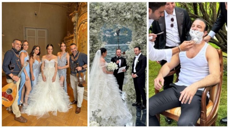 Παραδοσιακά "αλλάματα" για Γιώργο Θεοδότου και Έλις Μισιρλή στο Κόμο [εικόνες]