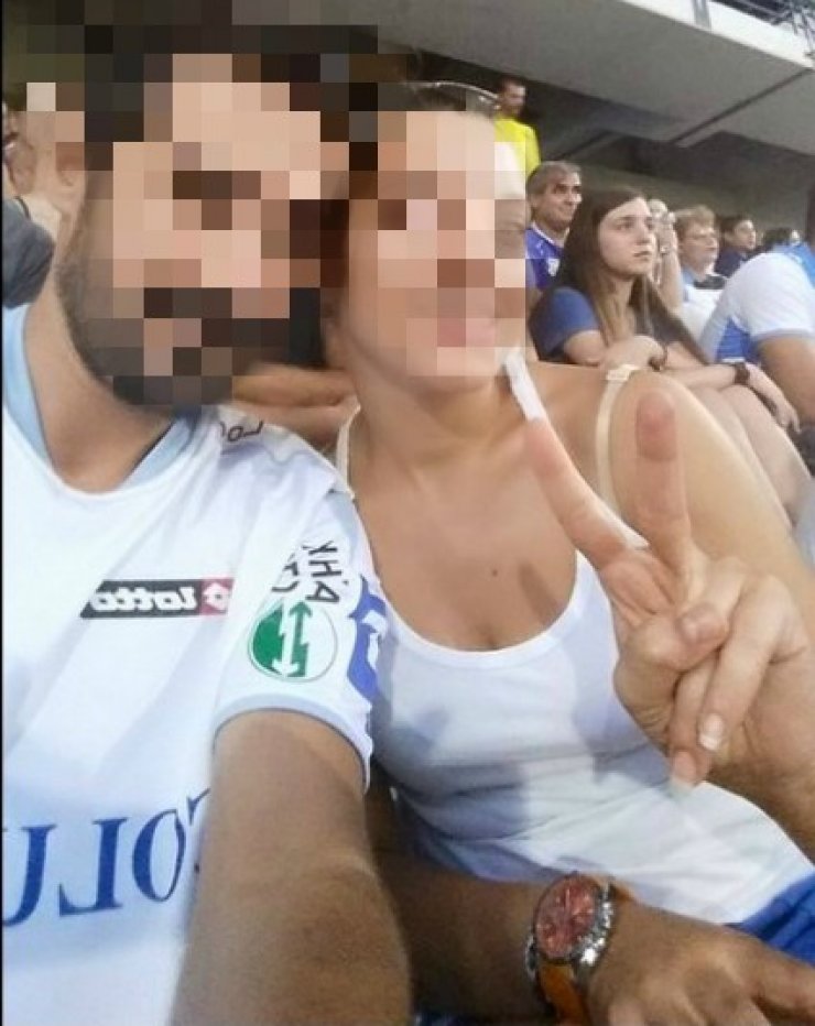 Γοητευτικός Κύπριος ηθοποιός στο γήπεδο με την σύντροφό του!