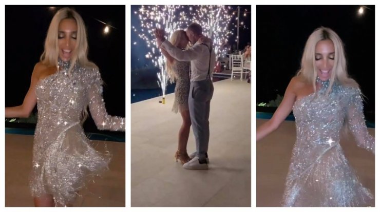 Η δεύτερη bridal δημιουργία της Ανδρεάνας Φραγκούδη στο γαμήλιο δείπνο! [βίντεο]