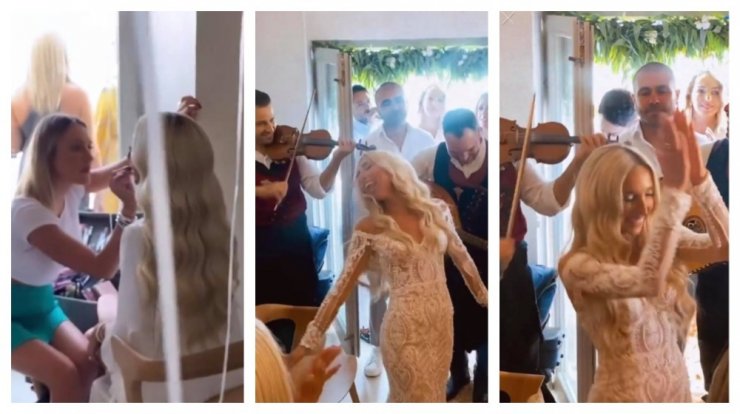 Συγκίνηση στα “αλλάματα” της Ανδρεάνας Φραγκούδη στην Πάρο! [βίντεο]