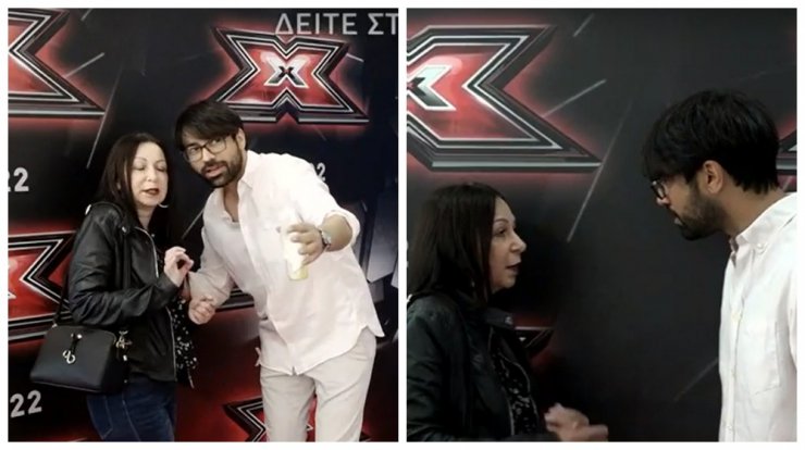 Ανδρέας Γεωργίου: Του “επετέθη” μητέρα διαγωνιζόμενου στα παρασκήνια του “X-Factor” [βίντεο]