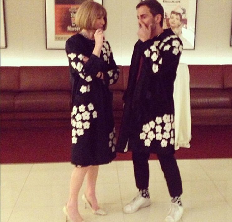 Anna Wintour & Marc Jacobs: Με το ίδιο Prada παλτό σε εκδήλωση