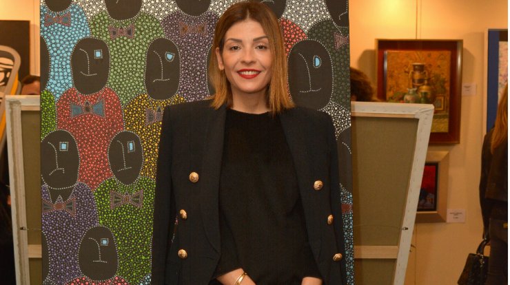 Η υπέροχη φούστα της Άννας Χατζηγρηγορίου