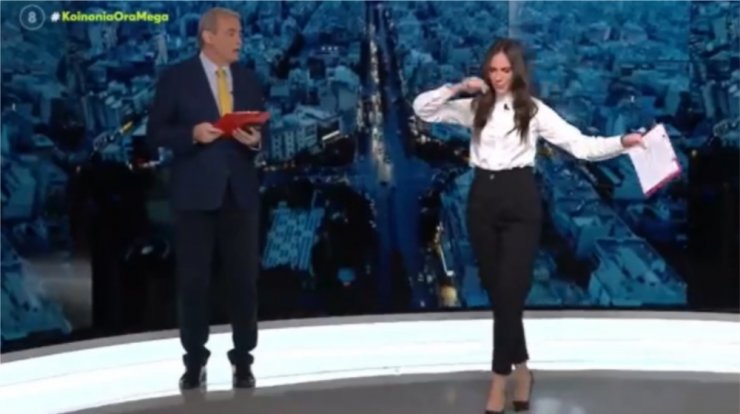 Χαμός στην ελληνική τηλεόραση με την Ανθή Βούλγαρη - Το χορευτικό της με αφορμή τα κρούσματα κορωνοϊού [βίντεο]