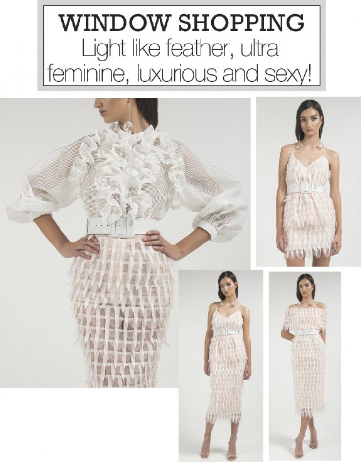 Light like feather, ultra feminine, luxurious and sexy!