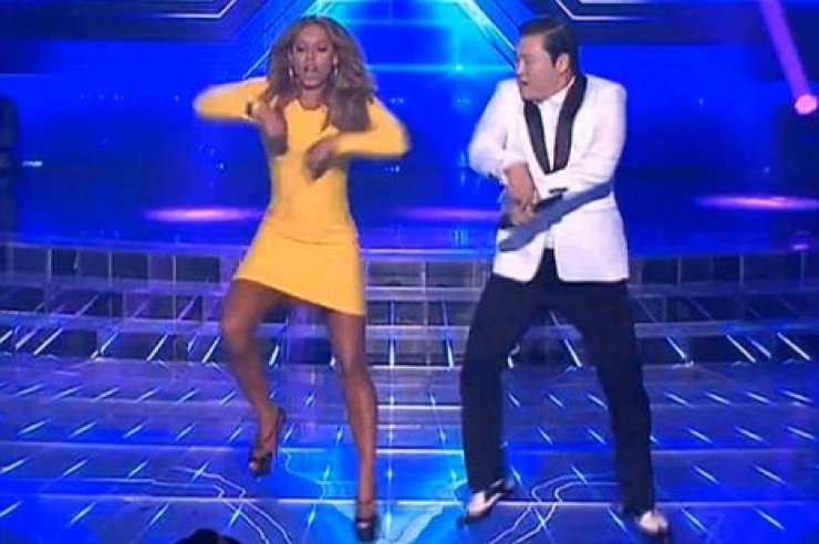 Και η Mel B δοκιμάζει το Gangnam Style