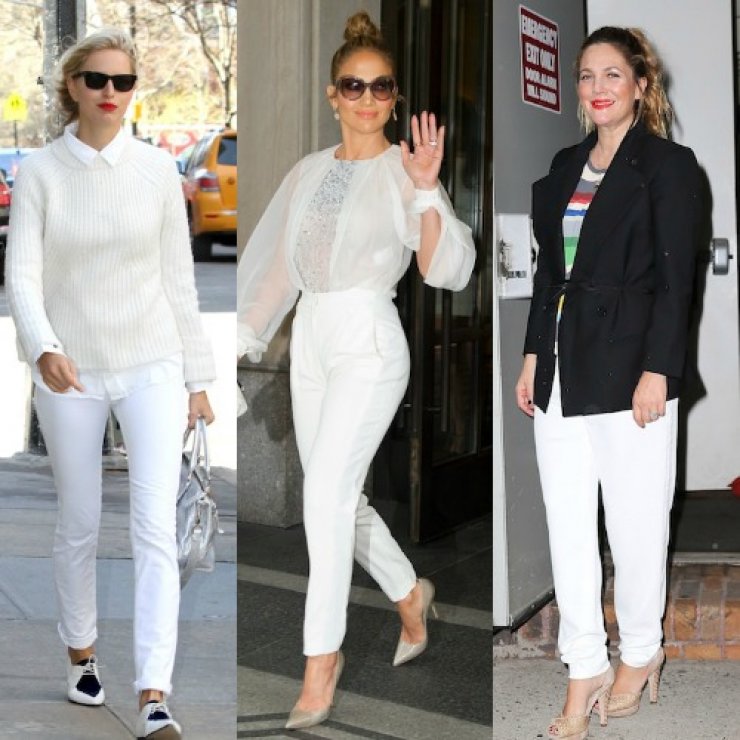 7+1 κανόνες του άσπρου παντελονιού