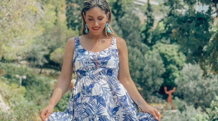 Αθηνά Οικονομάκου: Έβαλε μπικίνι στον ένατο μήνα της εγκυμοσύνης και μας εντυπωσίασε [εικόνα]