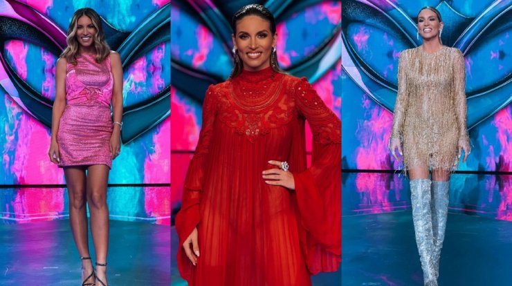 Αθηνά Οικονομάκου: 3 φορέματα από Έλληνες σχεδιαστές που φόρεσε στο “The Masked Singer”