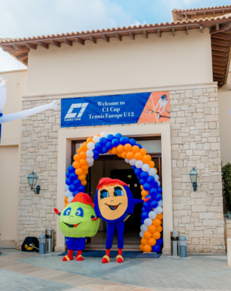 Ξεκίνησαν εντυπωσιακά οι Ευρωπαϊκοί αγώνες "Carbo One Cup Tennis Europe U12"