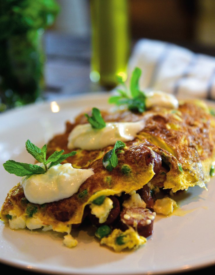 Αυγά με λουκάνικα