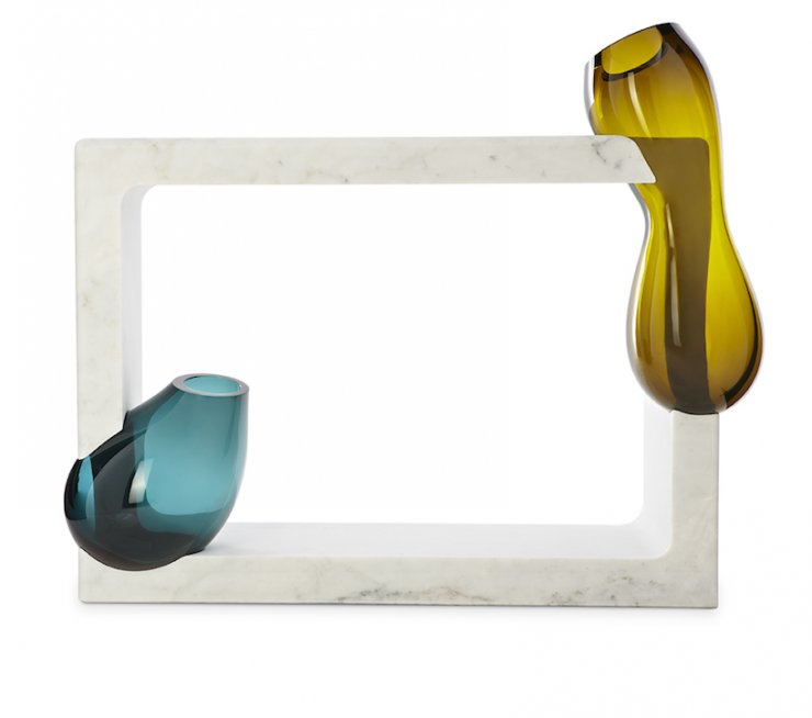 Γυαλί και μάρμαρο μαζί