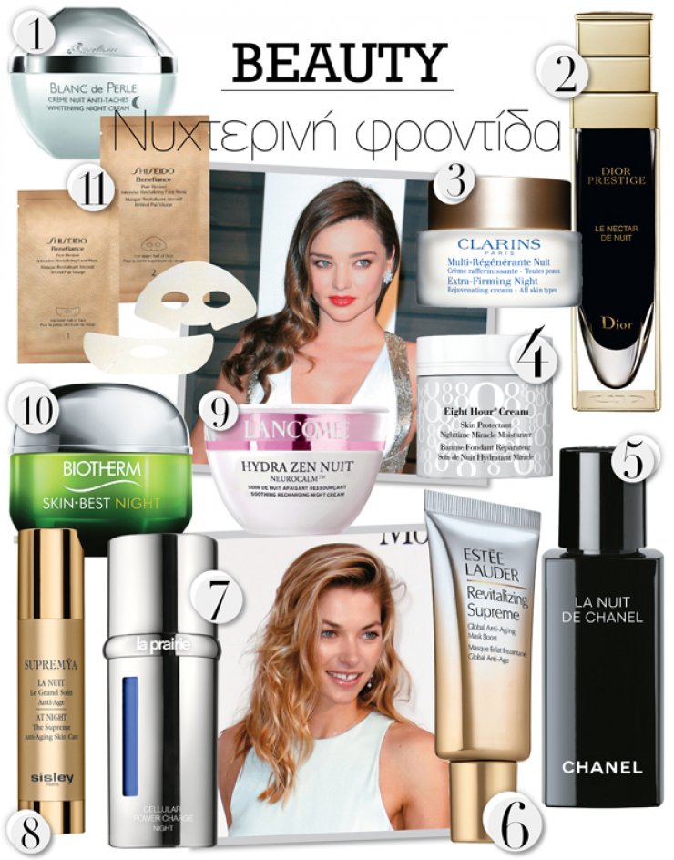 Νυχτερινή φροντίδα: 10 + 1 προϊόντα! (μέρος Α΄)