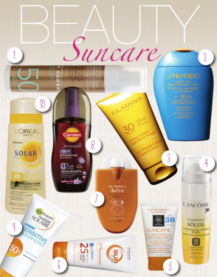 Top 10 Suncare!