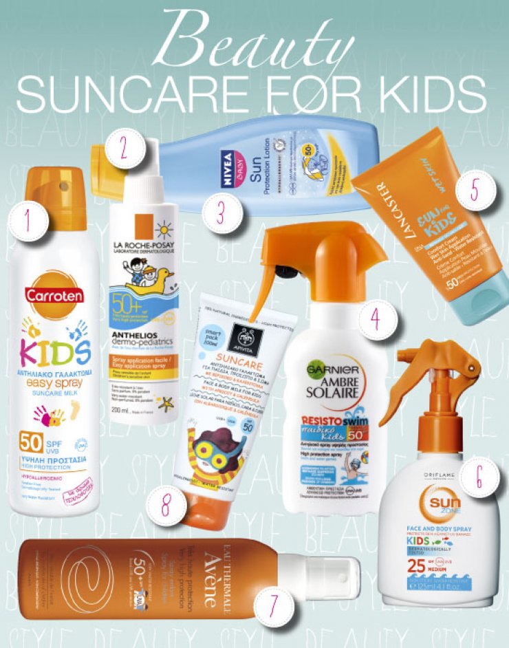 Παιδικά Αντηλιακά: Πρέπει να τα έχετε πάντα μαζί σας!