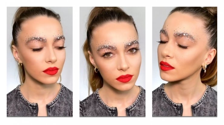 Το πρωτότυπο make-up look της Εβελίνας Σκίτσκο για το ρεβεγιόν 