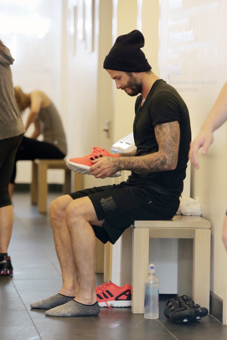 Ο David Beckham εν ώρα δράσης [εικόνες]