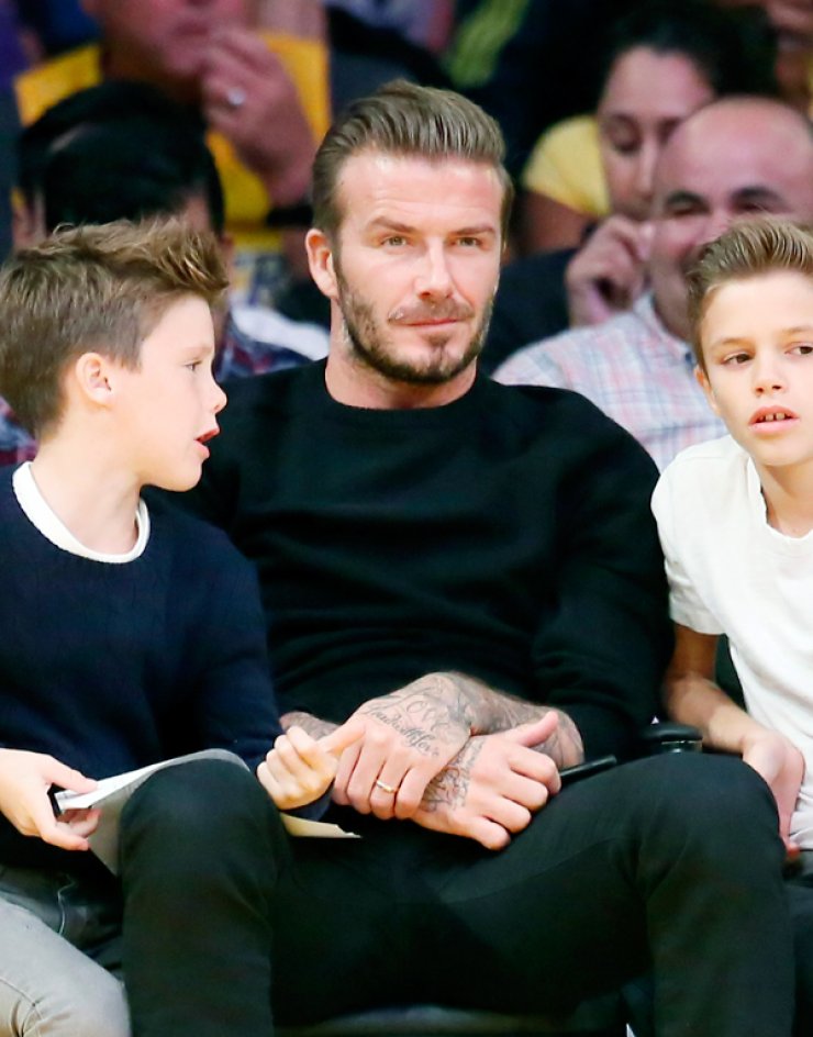 David Beckham: Έξοδος με τα αγόρια του [εικόνες]