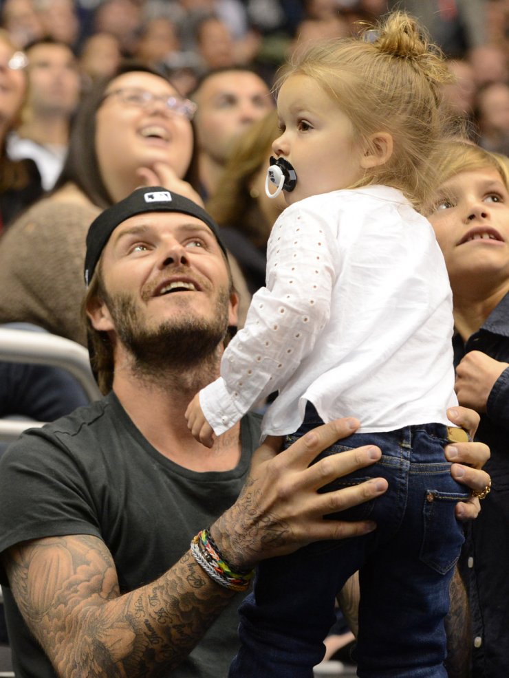 David Beckham: ‘’Κολλημένος με την κόρη του