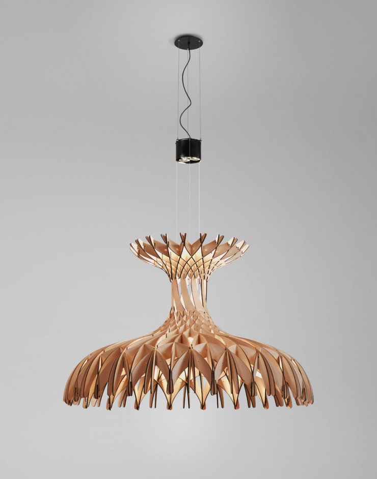 Ξύλινος πολυέλαιος