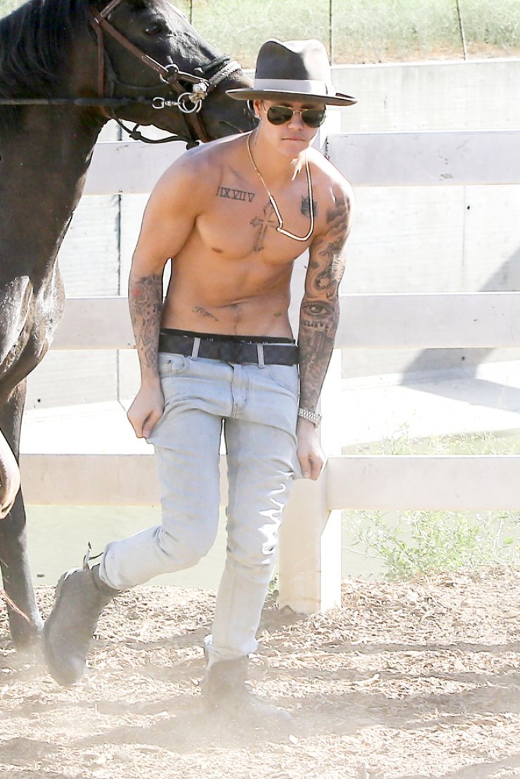 Ο καβαλάρης Justin Bieber [εικόνες]