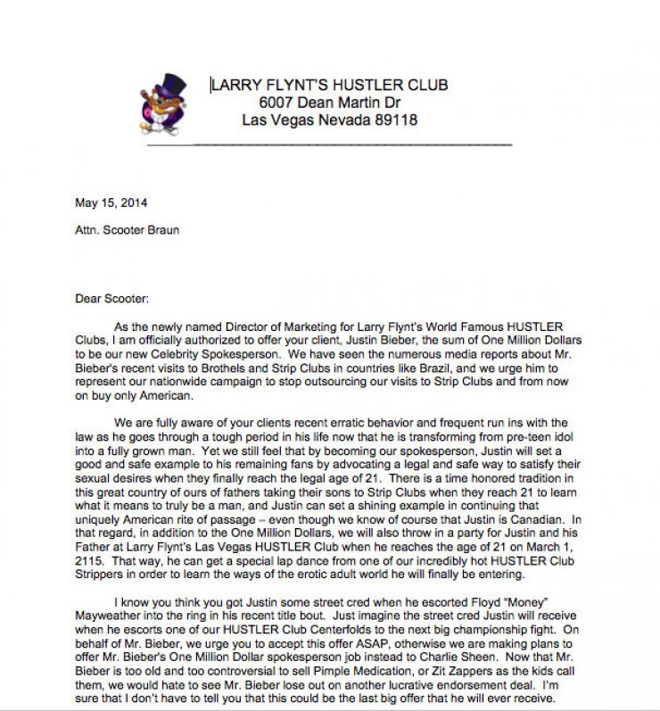 Μάθετε την απίστευτη πρόταση που κάνανε στον Justin Bieber [εικόνες]