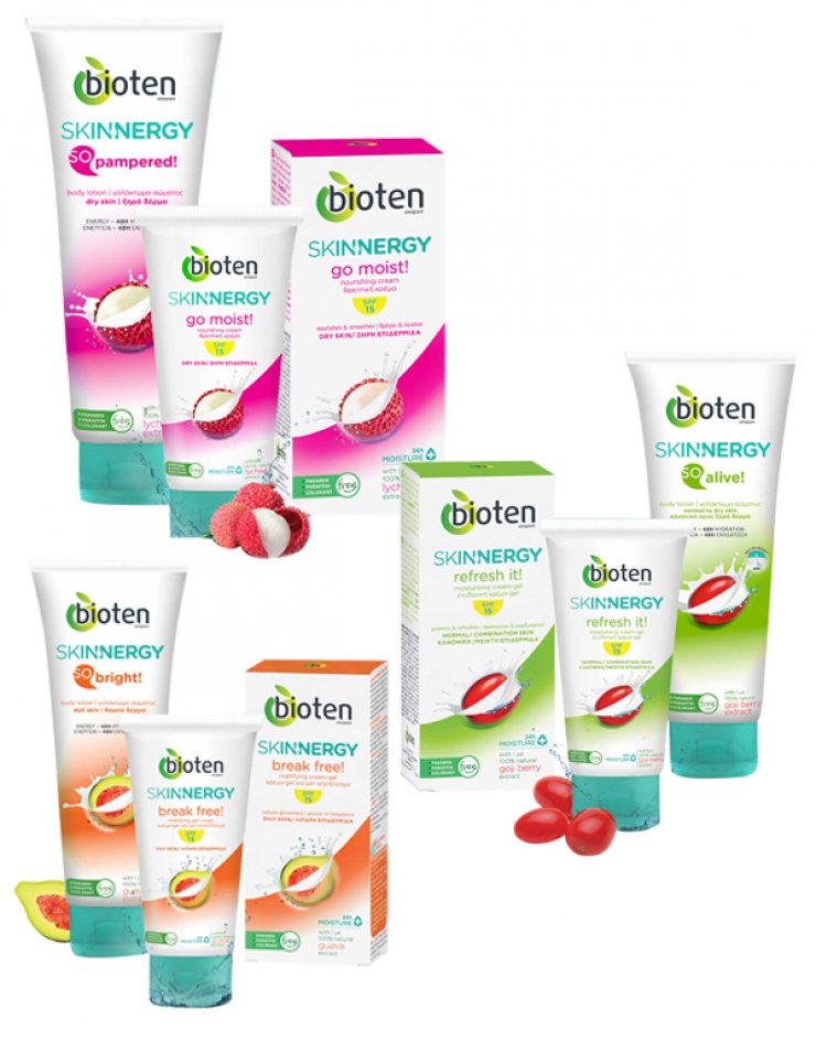 Bioten Skinnergy: Ανανέωσε την επιδερμίδα σου φυσικά!