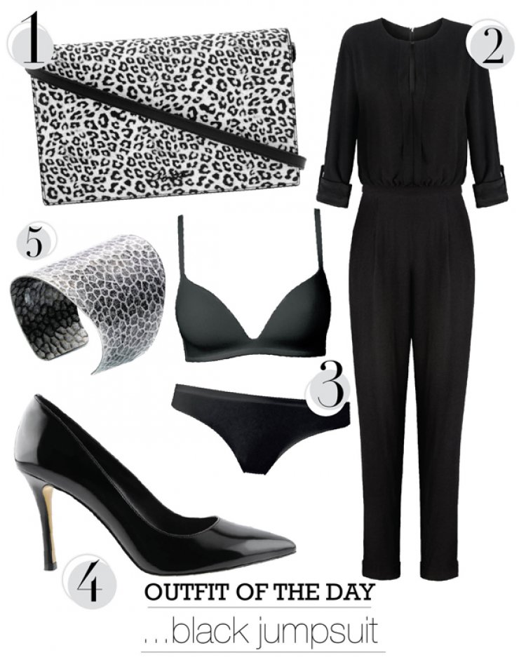 Black jumpsuit